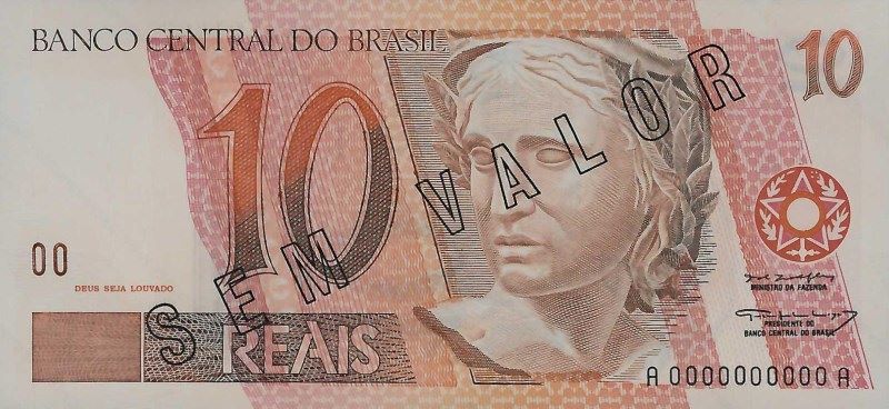 Brazil 10 reais 1997