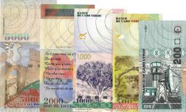 Cape Verde set of 5 notes
