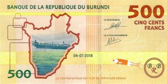 Burundi 500 francs P50