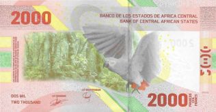 Central African States 2000 francs 2020