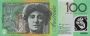Australia $100 banknote set in folder