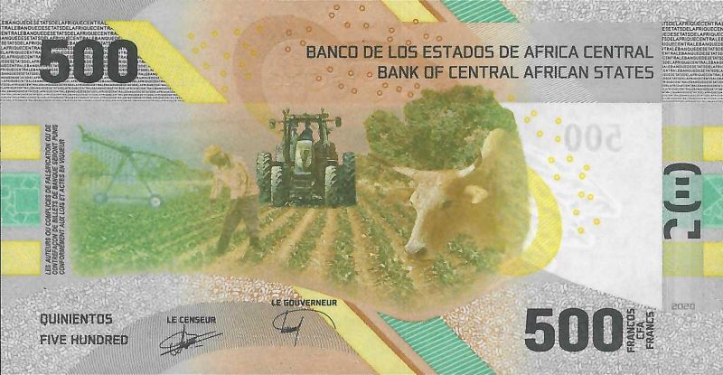 Central African States 500 francs 2020