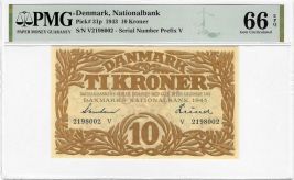 Denmark 10 kroner P31p