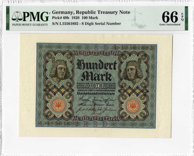Germany 100 mark, P69b