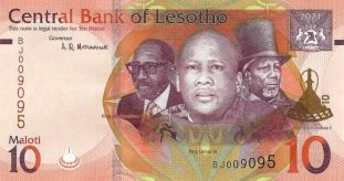 Lesotho 10 Maloti NEW
