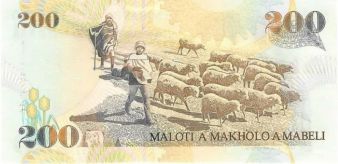 Lesotho 200 Maloti 2001