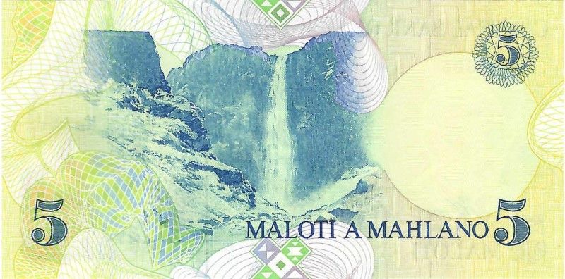 Lesotho 5 Maloti 1989