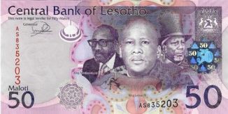 Lesotho 50 Maloti 2013