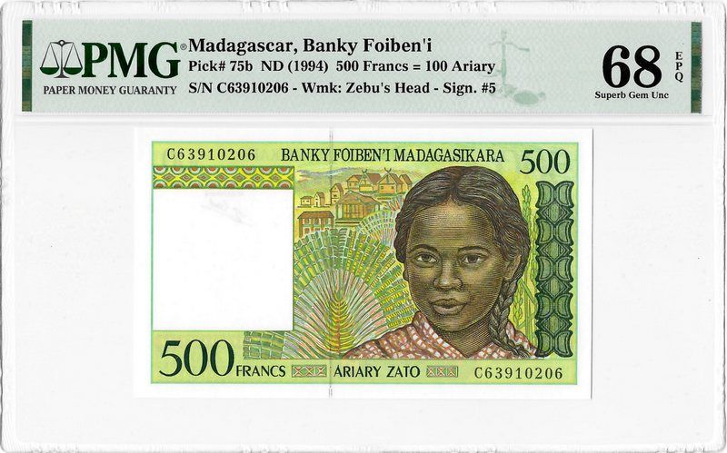 Madagascar 500 Francs