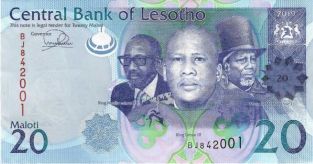 Lesotho 20 Maloti 2019
