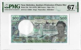 New Hebrides 500 Francs