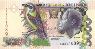 Sao Tome and Principe 5.000 dobras [P65d]