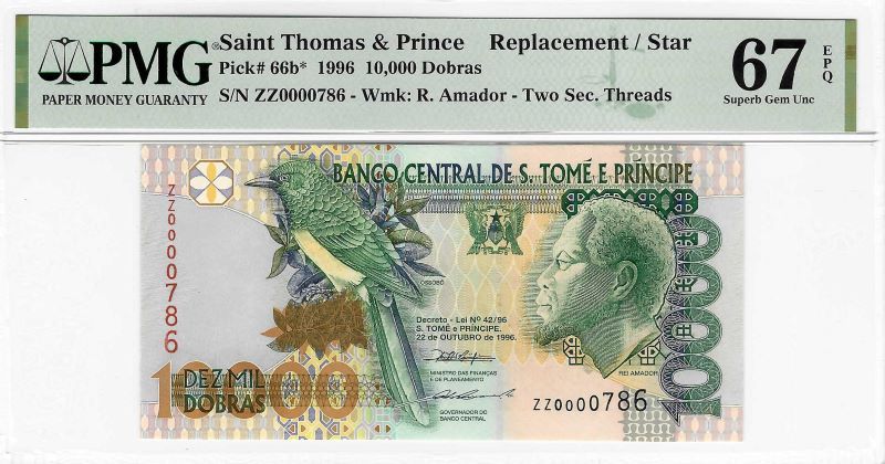 Sao Tome and Principe 10.000 dobras [P66b*]