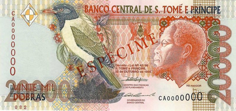Sao Tome and Principe 20.000 dobras [P67as]