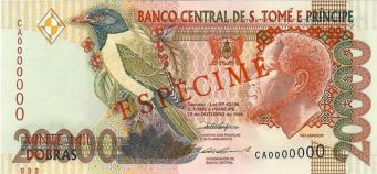 Sao Tome and Principe 20.000 dobras [P67bs]