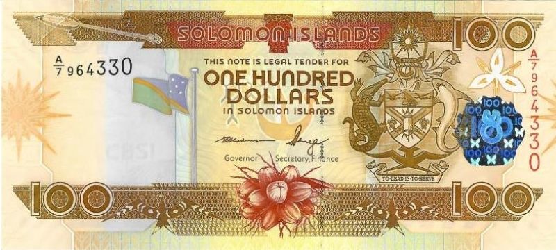 Solomon Islands 100 dollars P30
