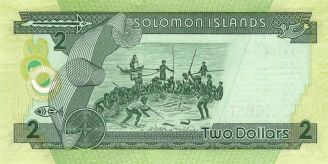 Solomon Islands 2 dollars P25b