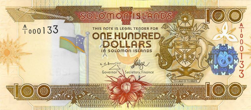 Solomon Islands 100 dollars P30a