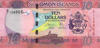Solomon Islands 10 dollars P33a