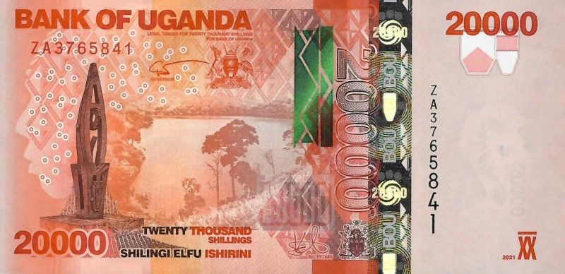 Uganda 20.000 shilling, P53fr