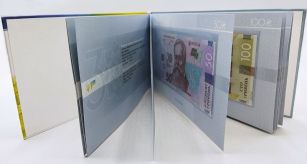 Ukraine paper set in booklet