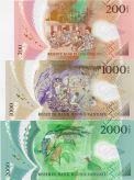 Vanuatu set of 3 notes