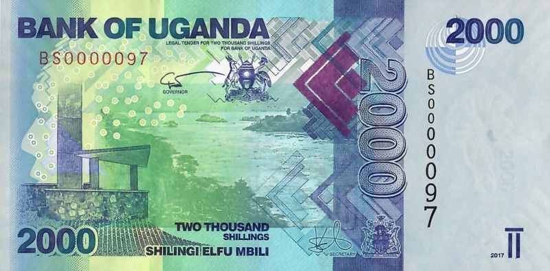 Uganda 2.000 shillings