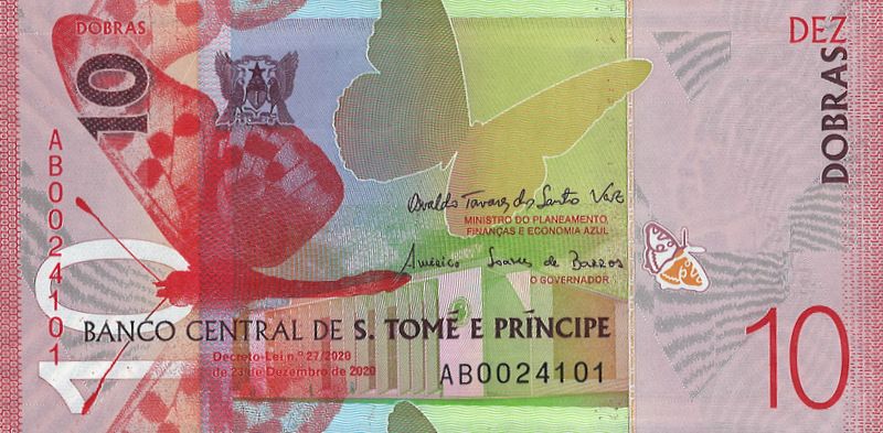 Sao Tome e Principe 10 Dobras
