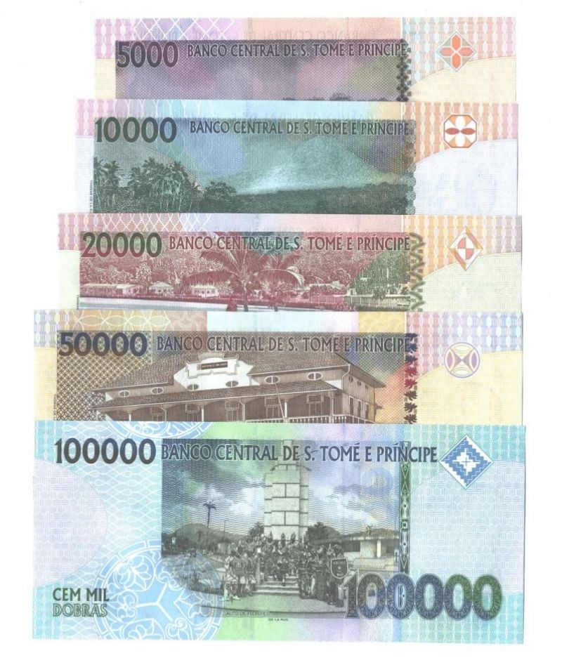 Sao Tome & Principe full set 2013 banknotes