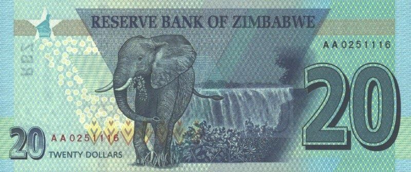 Zimbabwe $20